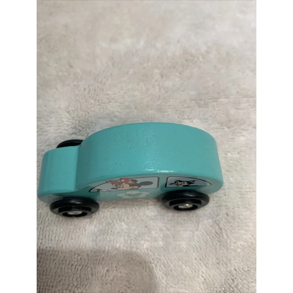 Melissa &Doug Disney Wooden‎ Car Minnie Mouse Blue Vehicle Replacement Toy